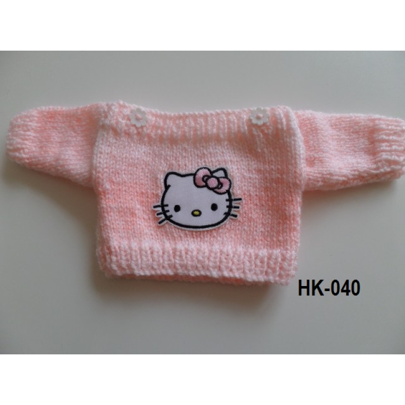 trui met hello Kitty, zalm melè